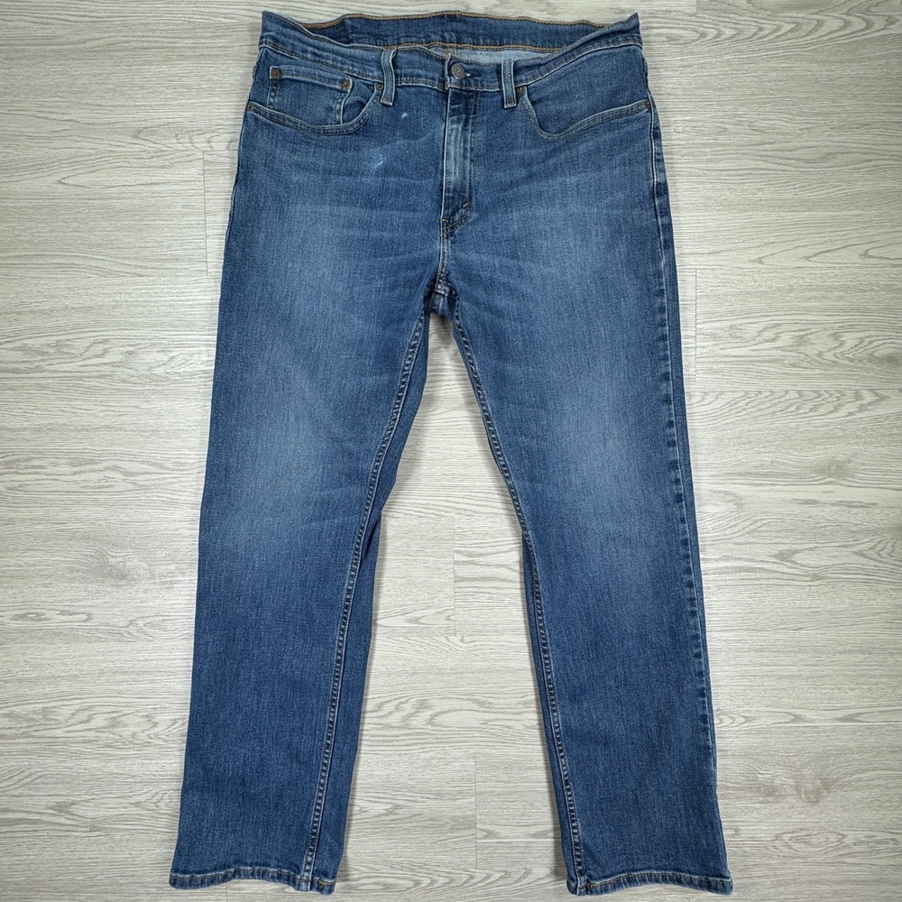 Levis Mens Jeans 559 Relaxed Straight Blue 34x32 Stretch Denim‎ Five Pocket